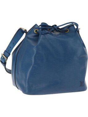 LOUIS VUITTON Epi Petit Noe Shoulder Bag Blue M44105